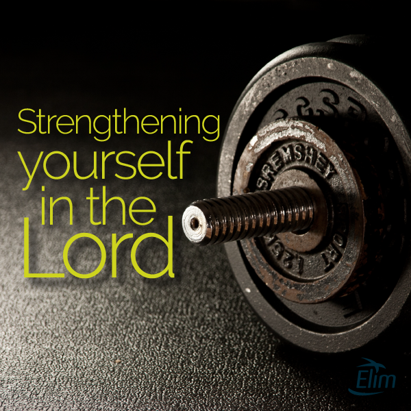 Strengthen yourself in the Lord